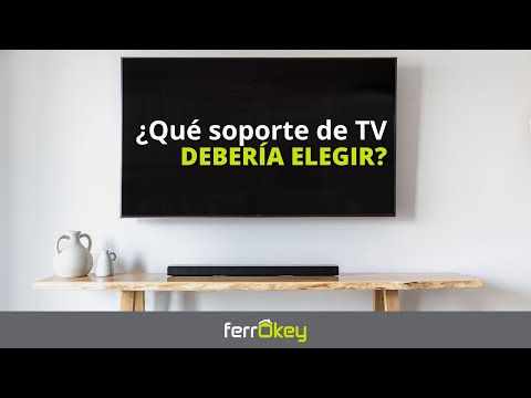 Part of a video titled ¿Qué soporte de TV debería elegir? - YouTube