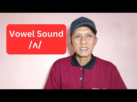 How to Pronounce  a Short Vowel  Sound /ʌ/