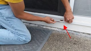 HOW TO PUT A SCREEN DOOR BACK IN PLACE
