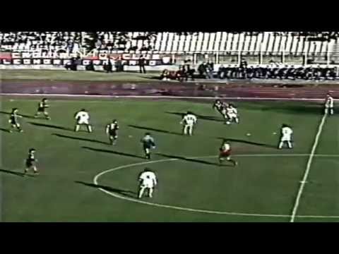 Serie A 1996-1997, day 12 Cagliari - Reggiana 1-1 (Pancaro, Pancaro o.g.)