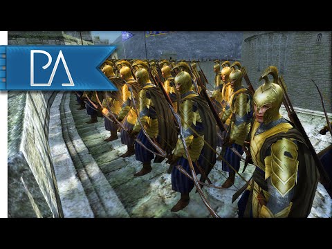 SIEGE AT HELM'S DEEP - Third Age Total War Gameplay