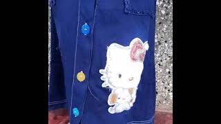 Download lagu Rok Jeans Anak Boneka Bulu Hello Kitty rok anak mp3