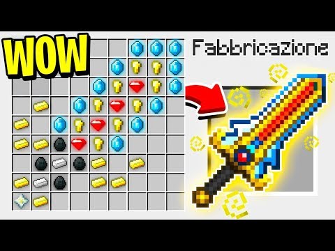 COME CRAFTARE LA SPADA PIÙ FORTE DI MINECRAFT! *INVINCIBILE*