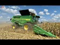 2,800 Acre Corn Field Harvested by JOHN DEERE X9 1100 Combines