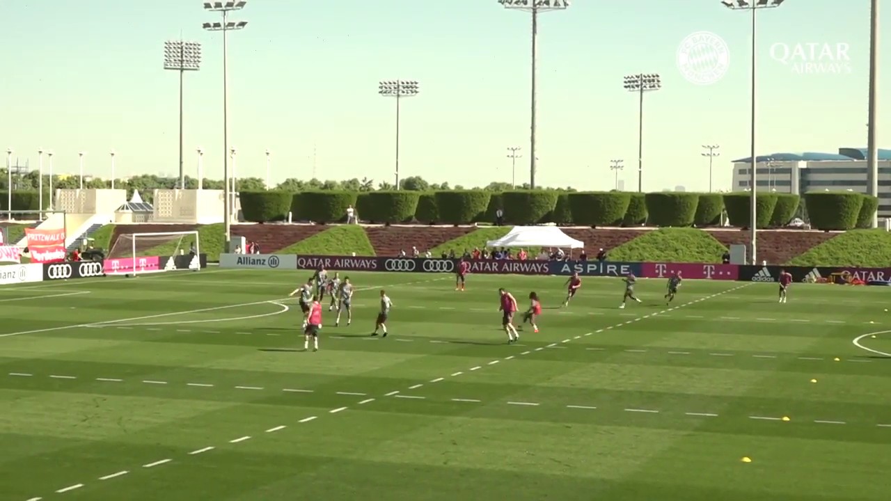 TREINAMENTO TÁTICO - LINHA DEFENSIVA BAYER MUNIQUE