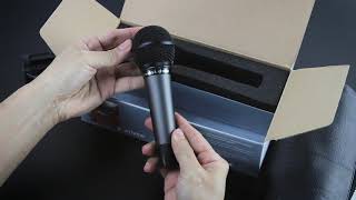 Video thumbnail for Unboxing // Audio Technica ATM510 Cardioid Dynamic Microphone by Zoso Music Sdn Bhd