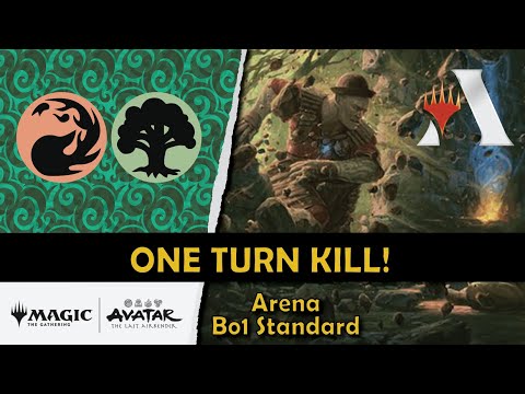 Badgermole Cub and Break Out create a One-Turn Kill Machine #mtgarena #mtg #standard #avatar