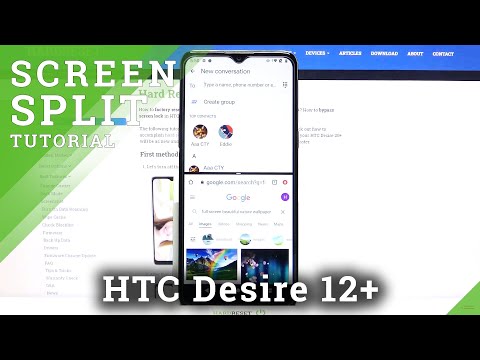 How to Enter Split Screen on HTC Desire 20+ - Create Double Screen