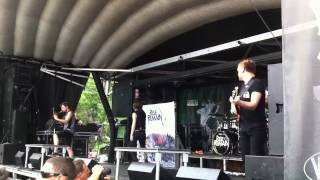 Rise To Remain - Nothing Left (live) warped tour nj, 7/13/12