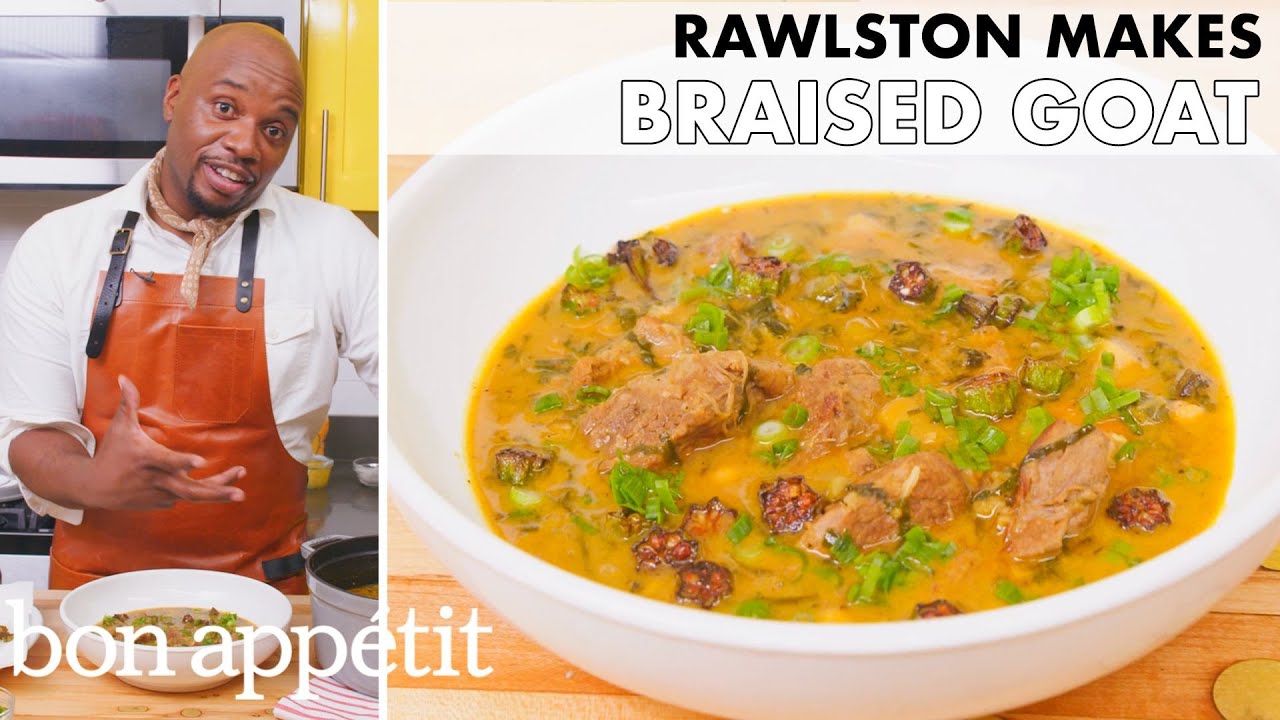Rawlston Makes Braised Goat From the Home Kitchen Bon App tit