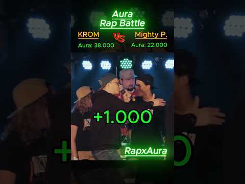 Krom vs Mighty P. - Aura Scan 📈📉 - Part 3 #aura #rap #freestyle #krom #mightypups