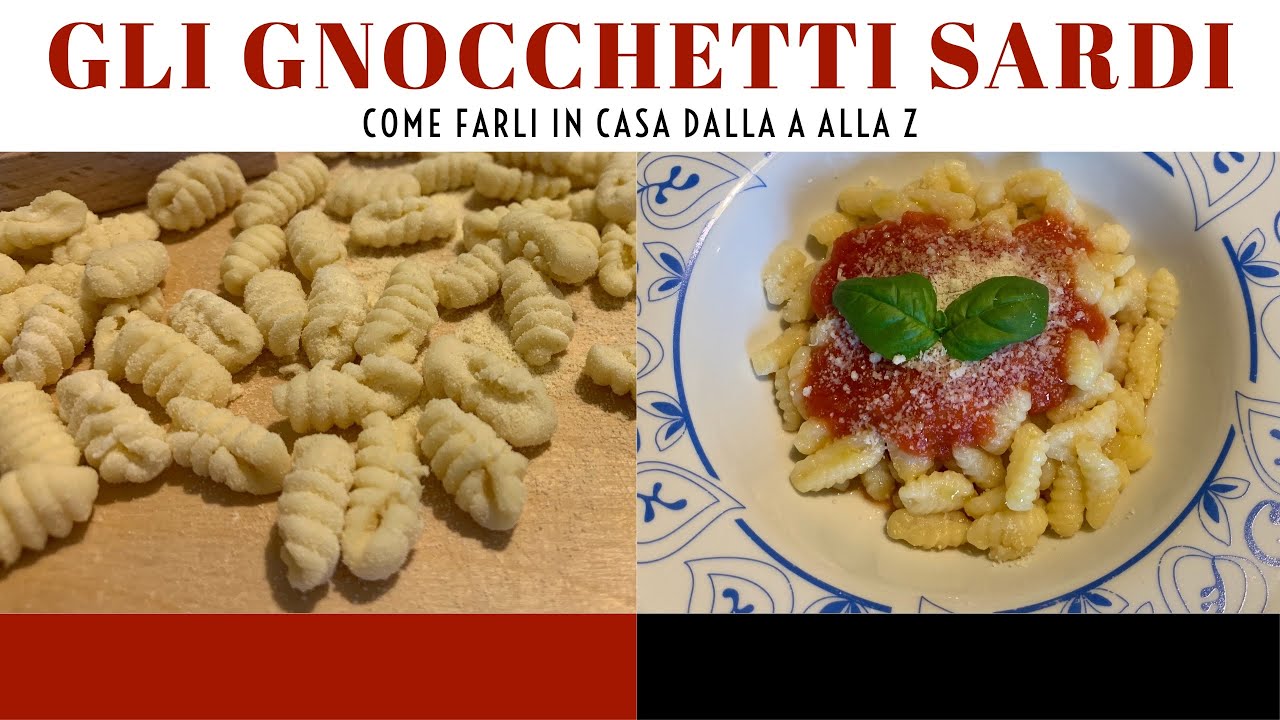 Gli gnocchetti sardi fatti in casa - procedura completa