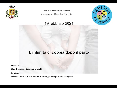 L'INTIMITA' DI COPPIA DOPO IL PARTO