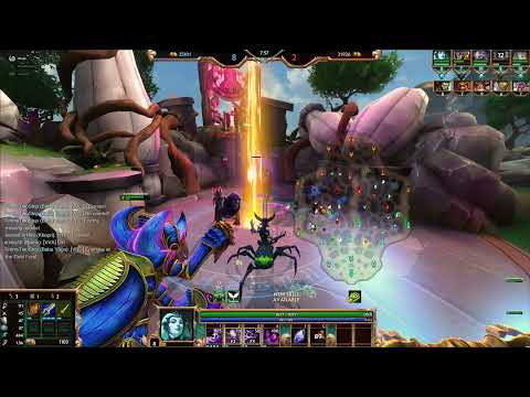 POWERING THROUGH The New Ninth Season As ARACHNE JUNGLE ~ Smite Gameplay