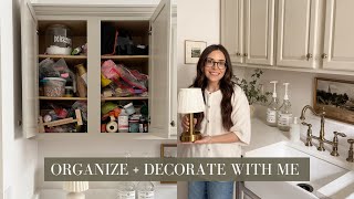 Laundry Room Reset: Clean, Organize + Decorate with Me