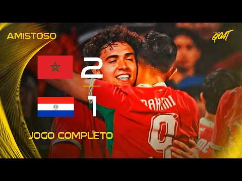 MARROCOS X PARAGUAI | AMISTOSO INTERNACIONAL | AO VIVO E COM IMAGENS