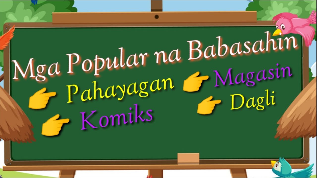 Mga Popular na Babasahin/ Pahayagan, Komiks, Magasin at Dagli
