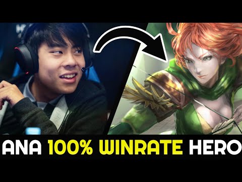 ANA Hard Practice Mid Windranger - 100％ Winrate in 3 days 7.27 Dota 2