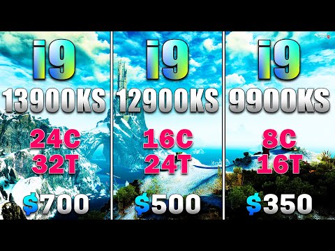 Core i9 13900KS vs Core i9 12900KS VS Core i9 9900KS | PC Gameplay Tested