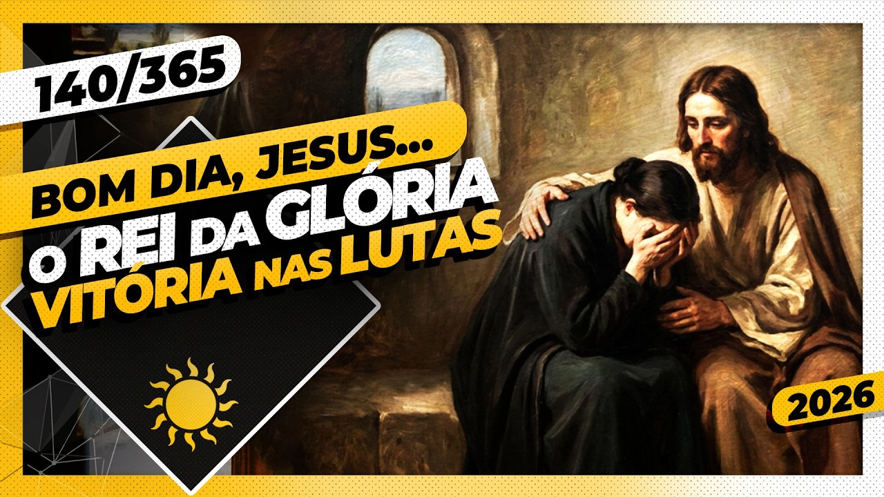 O REI DA GLÓRIA: VITÓRIA NAS LUTAS - Bom dia, Jesus! 140/365 (2026)