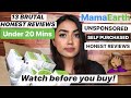 13 MAMAEARTH PRODUCT REVIEWS UNDER 20 MINS | BRUTALLY HONEST NON SPONSORED MAMAEARTH PRODUCT REVIEWS