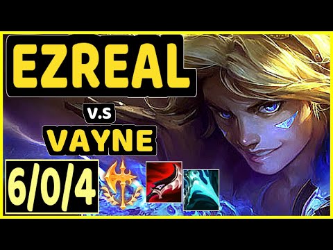 EZREAL vs VAYNE - 6/0/4 KDA BOTTOM ADC GAMEPLAY - BR Ranked MASTER