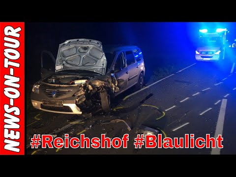 Schutzengel an Bord (Reichshof) 10 Verletzte bei PKW Frontal Zusammenstoss (NRW) Fr. 04.08.2017