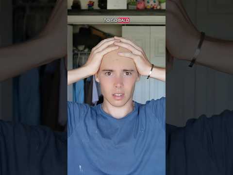 I might be going bald