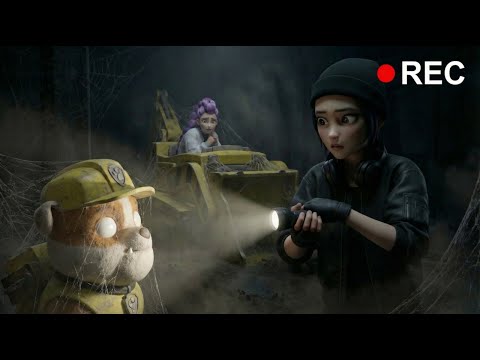 VLOG: Zoey & Rumi Found Something Dark in Paw Patrol 😱 | Funny & Creepy