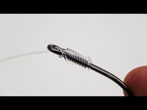 How To Snell A Hook- Snell A Fishing Hook With The Knotless Knot
