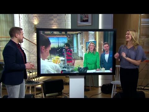 Dags för lucka 21 - Trissvinnarens spontandans - Nyhetsmorgon (TV4)