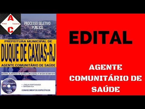 Apostila Concurso Duque de Caxias-RJ 2018 - Agente Comunitário de Saúde