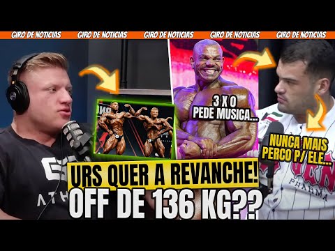 URS QUER A REVANCHE CONTRA RAMON E FALA DE OFF EM 136 KG! NESCAU É PROVOCADO E RESPONDE EMIR!