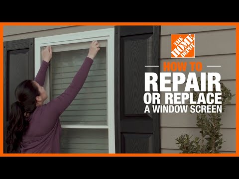 How to Repair or Replace a Window Screen | The Home Depot