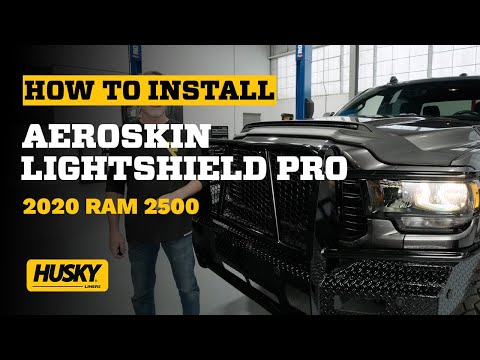 Husky Liners® Aeroskin® Lightshield® PRO Hood Protector Installation