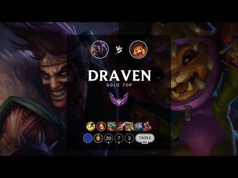 Draven Top vs Gnar - EUW Master Patch 12.7