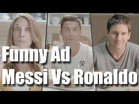 Funny Commercial Messi vs Ronaldo advertisement (Rguilan)