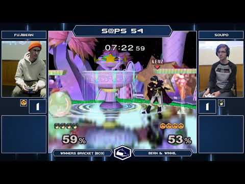 S@PS 54 Melee Singles - Fujibean (Climbers) vs Soupo (Marth/Falcon) - Winners Bracket
