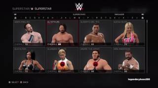 How To Start Career Mode as WWE Superstars | WWE 2K17 Career Mode