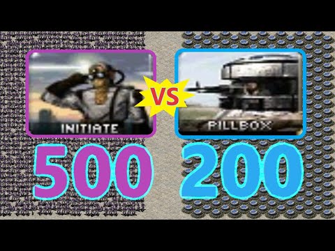 Initiates vs PILLBOX - Same Cost - Red Alert 2