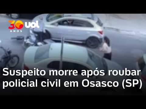 Homem é baleado e morto após roubar policial civil em Osasco; veja vídeo