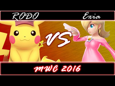 MWC 2016 - AxG Exia (Rosalina) vs. RODO (Pikachu) - POOLS - Smash 4 - Wii U