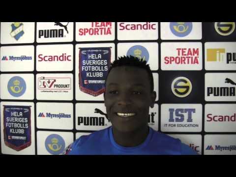 Alhaji Gero efter Östers IF - Ängelholms FF
