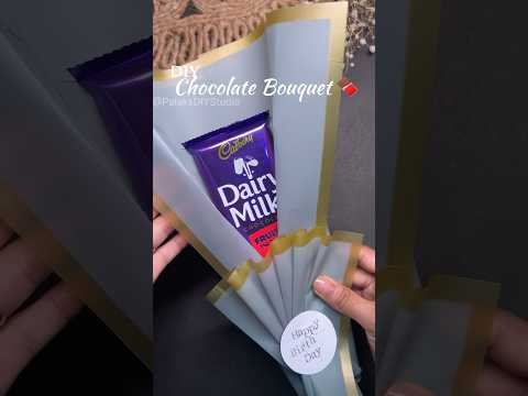 DIY Chocolate Bouquet for Gift 💝 Birthday Gift Idea ✨ #diy #trending #craft #gift