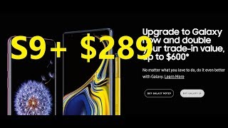 Samsung Galaxy Phones up to  $289.99 with trade