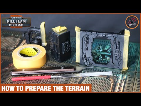 HOW TO FIX INTO THE DARK TERRAIN - Make Sure YOUR Kill Team Set Fits Perfectly - Warhammer Spacehulk