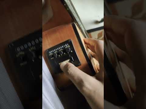FISNMAH ONBOARD guitar equalizer | #equalizer #guitar #shorts #shortvideo #foryou #guitaraccessories