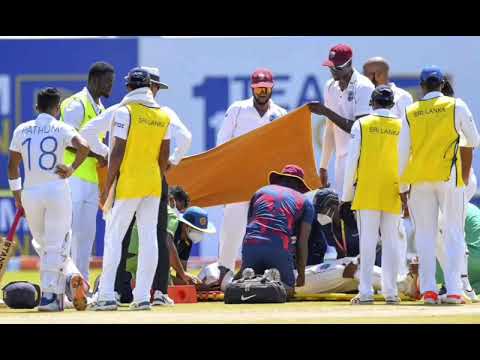 jeremy solozano West Indies debutant player injured | jeremy solozano head injury today match
