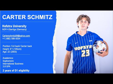 Carter Schmitz 2025 Soccer Highlight Video