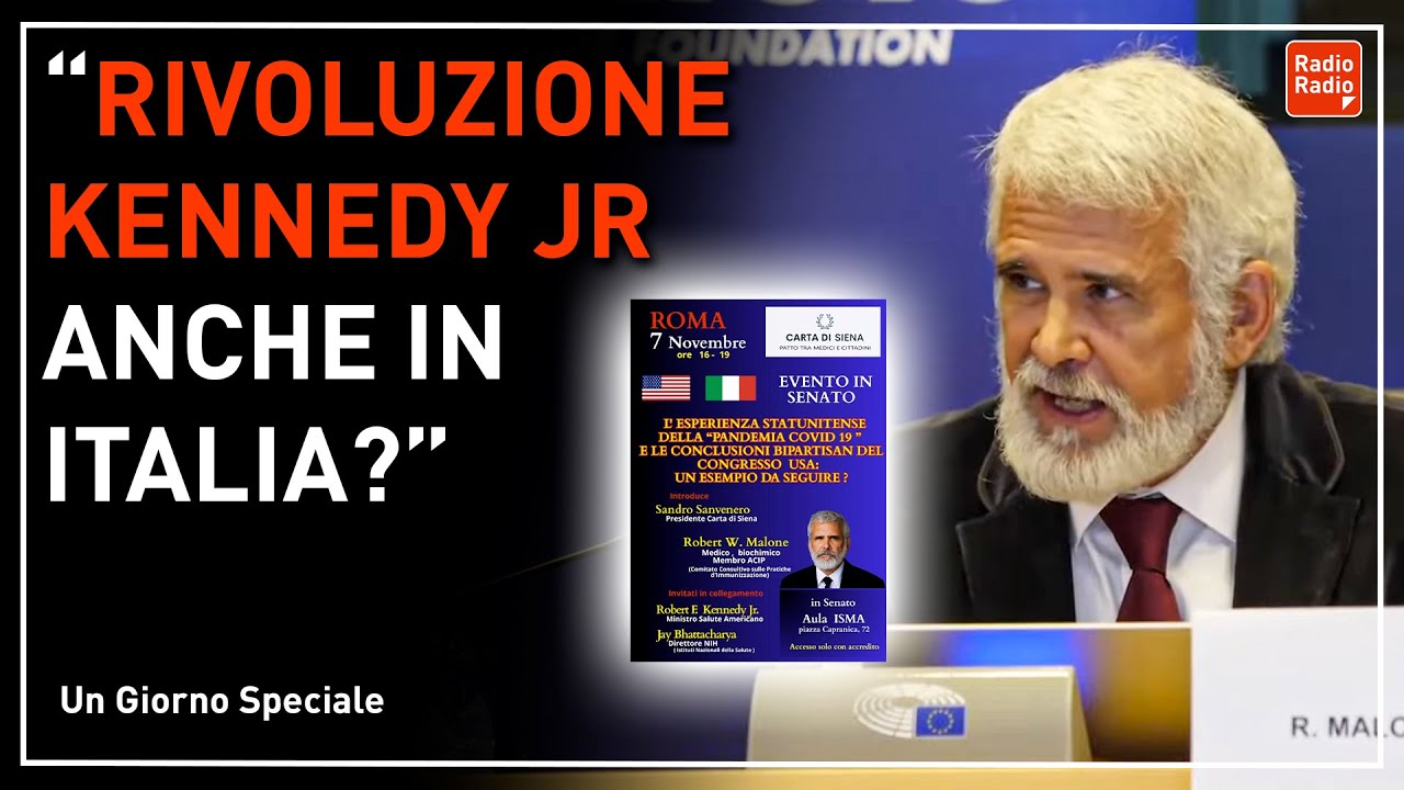 DR. BARBARO ▷ ROBERT MALONE INVITATO IN SENATO A PARLARE DELL'ULTIMA RIVOLUZIONE EPOCALE DI KENNEDY
